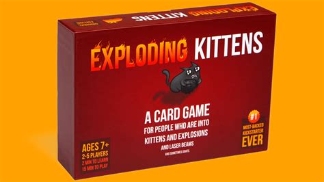 Exploding Kittens: A Hilariously Explosive Card Game for Feline Fun!